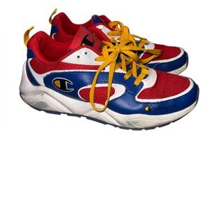 Champion Gyre Scarlet Men’s Shoes Size 9 Red White Blue & Yellow Athletic Shoe